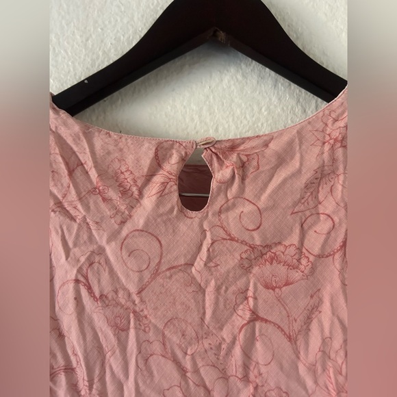 Tommy Bahama Silk Sundress Women 12 Pink Sleeveless Floral Lined Y2K Fairycore - Picture 13 of 14